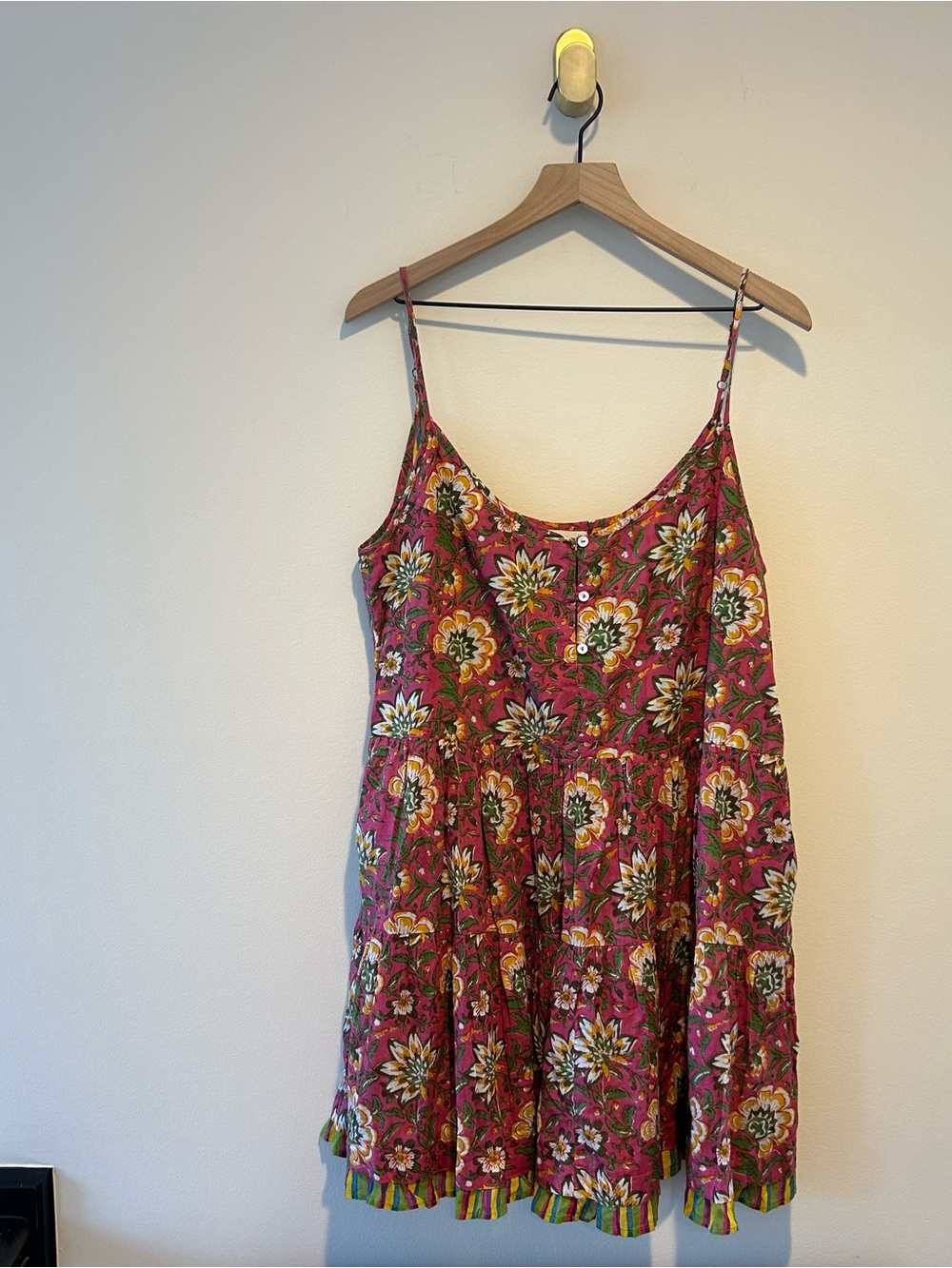 Velvet by Graham & Spencer Sundress Tracy Cami Mori Red Floral